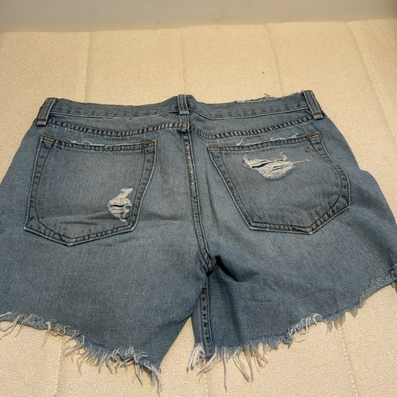 rag & bone distressed denim shirt size 26 - Picture 3 of 3